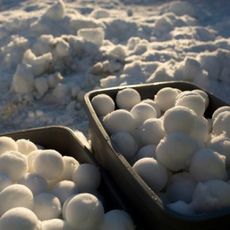 The world's biggest snowball fight