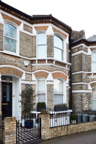 Exterior of London Victorian terraced home