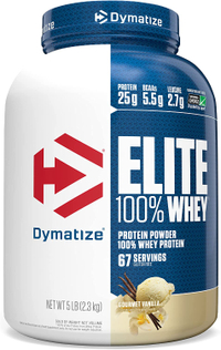 Dymatize Elite 100% Whey Protein Powder| Was $86.59 Now $64.94 at Amazon