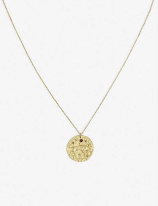 Taurus zodiac coin necklace, £59, Maje at Selfridges