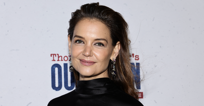 Katie Holmes attends the Broadway opening night of &quot;Our Town&quot; at the Barrymore Theatre on October 10, 2024 in New York City