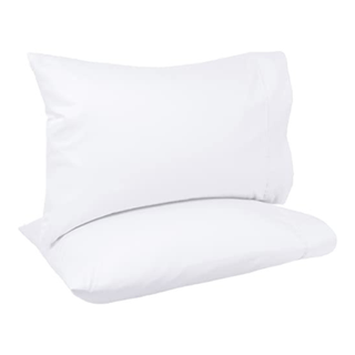 Amazon Basics Cotton Pillowcase, Set of 2