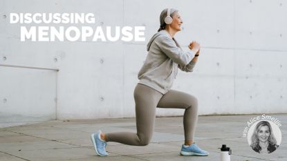 A woman contemplating the link between exercise and menopause