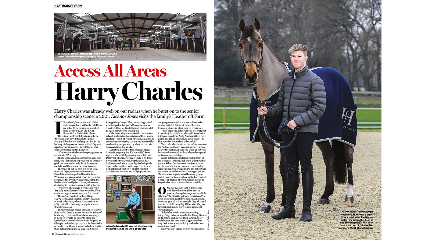 Harry Charles spread