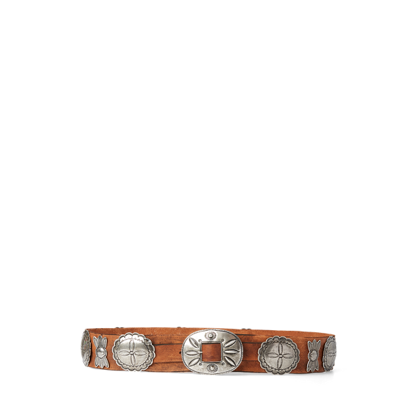 ralph lauren Collection, Leather Cast Concho Belt