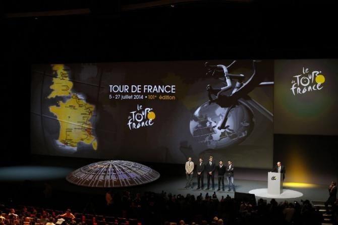 The stage of the 2014 Tour de France presentation