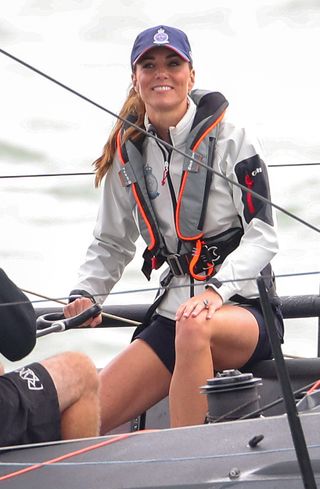 Kate Middleton sailing