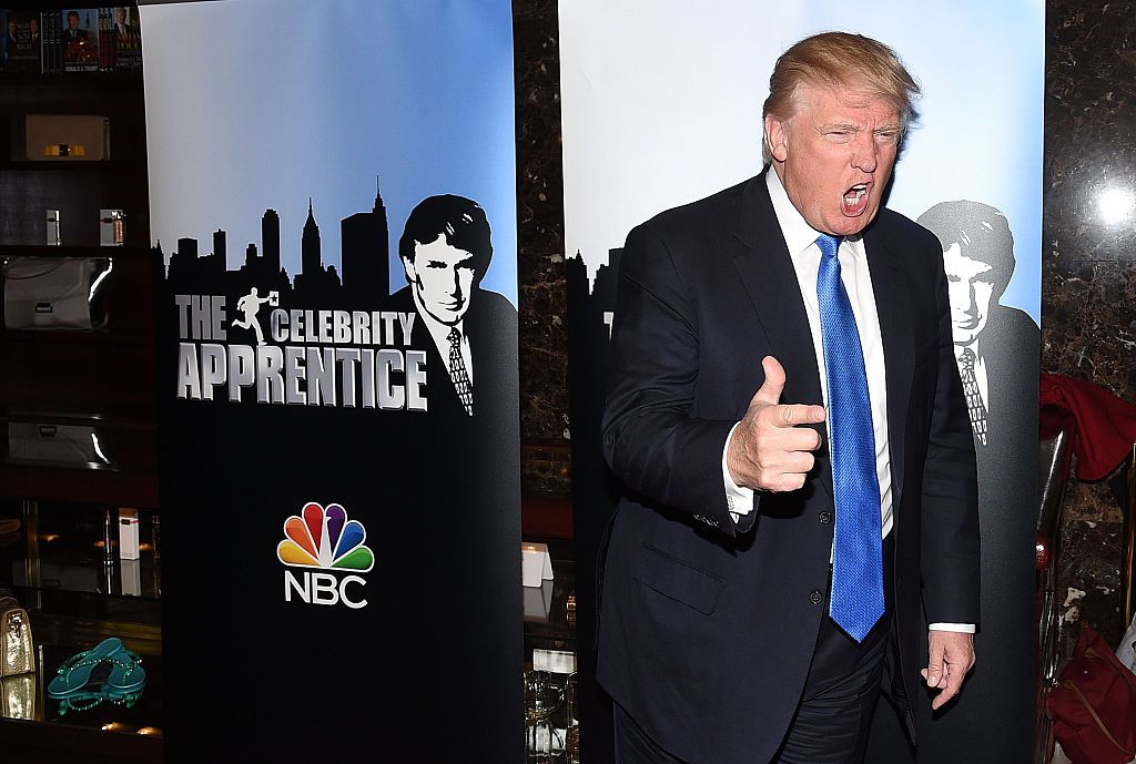 Donald Trump promoting &amp;quot;Celebrity Apprentice&amp;quot;