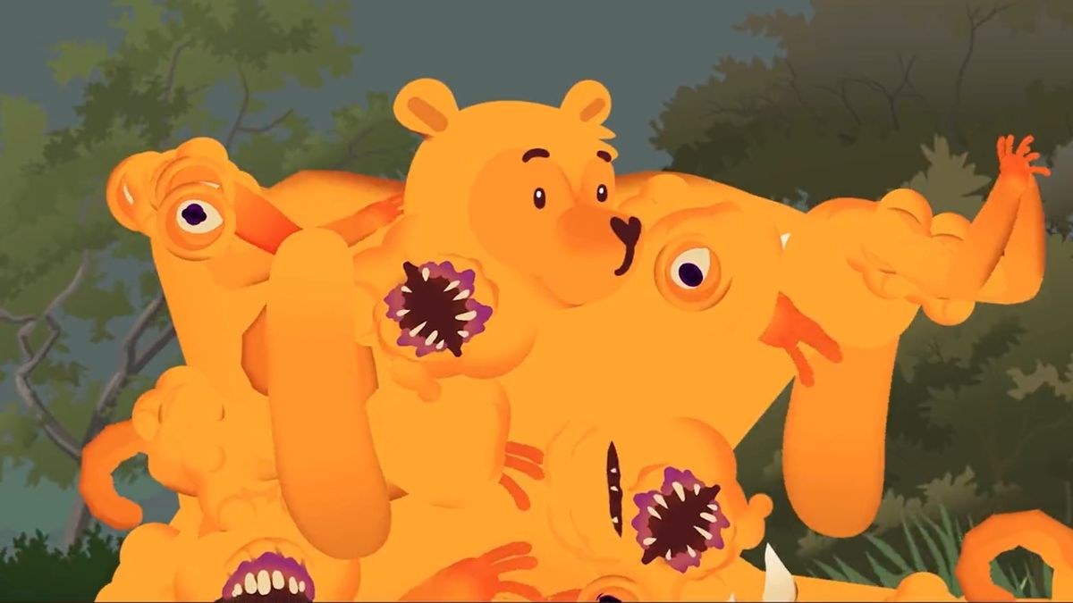 If I had to see this mutated Winnie-the-Pooh game then so do you ...