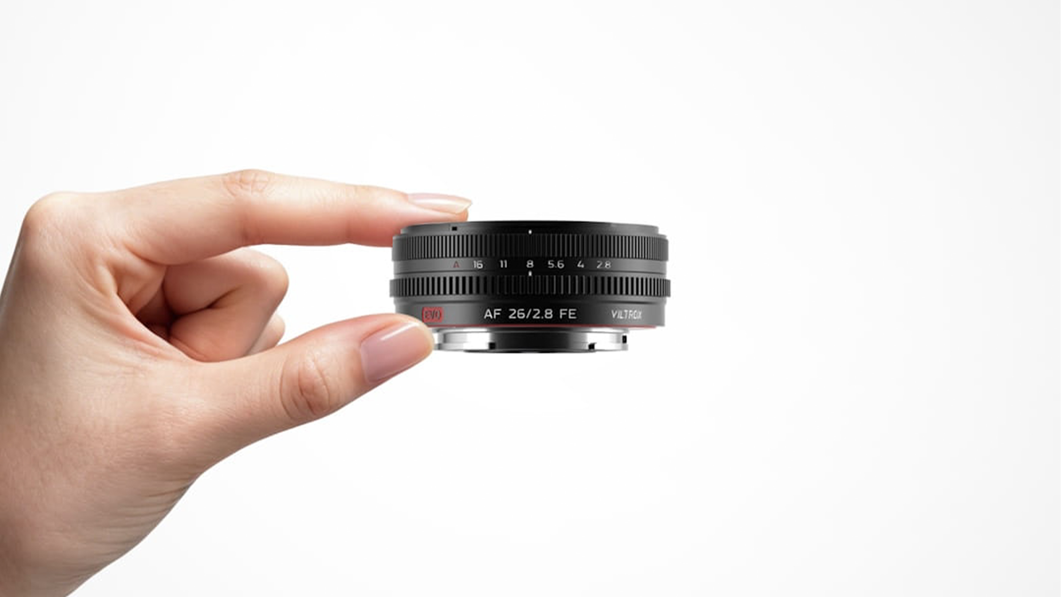 Thin camera lens. 