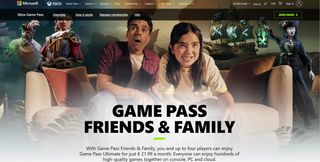 Xbox Game Pass Friends and Family plan image