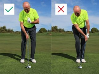 How To Spin Your Chip Shots: correct and incorrect technique