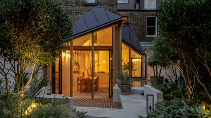 North London Terrace with geometric extension by All & Nxthing and Merrett Houmøller Architects