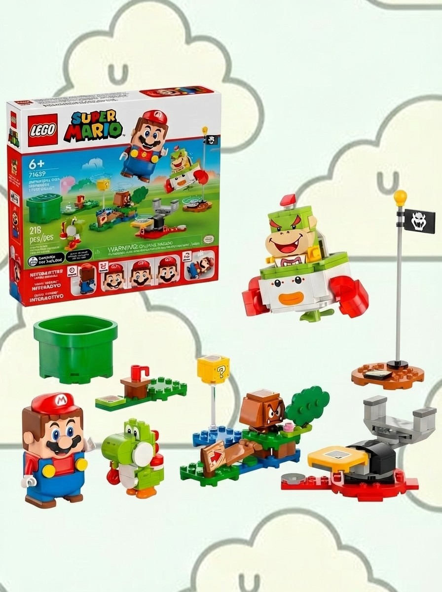 Super Mario Adventures With Interactive Mario Playset 71439