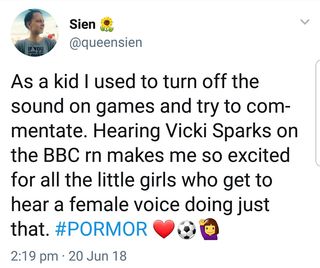 Vicki Sparks tweet