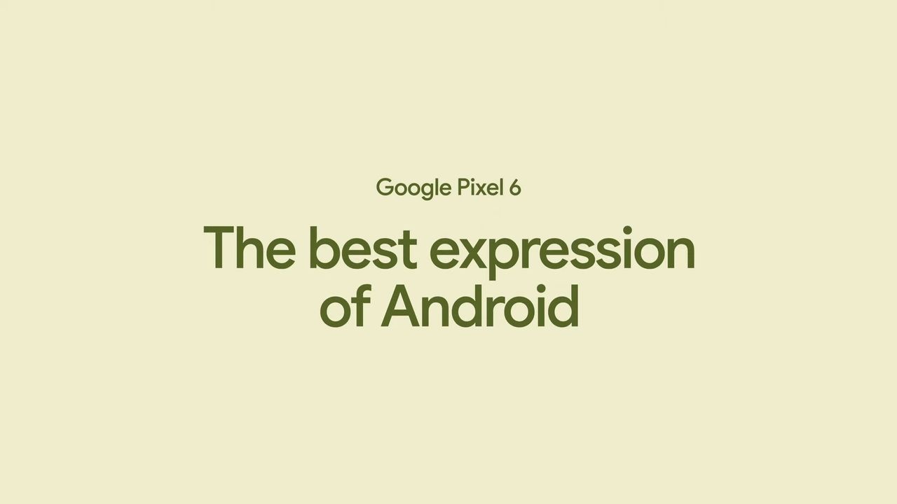 Google Pixel 6 event