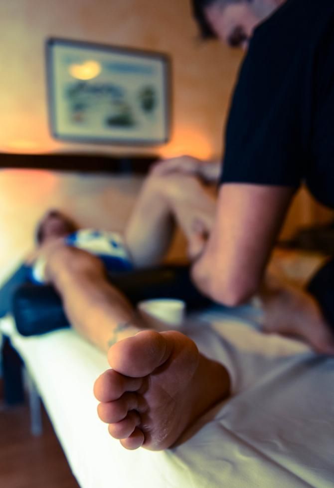 Riders typicaly have a massage after each stage