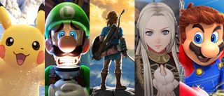 Pikachu, Luigi, Link, Edelgard, Mario