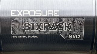Detail of graphics on side of Exposure Six Pack Mk12