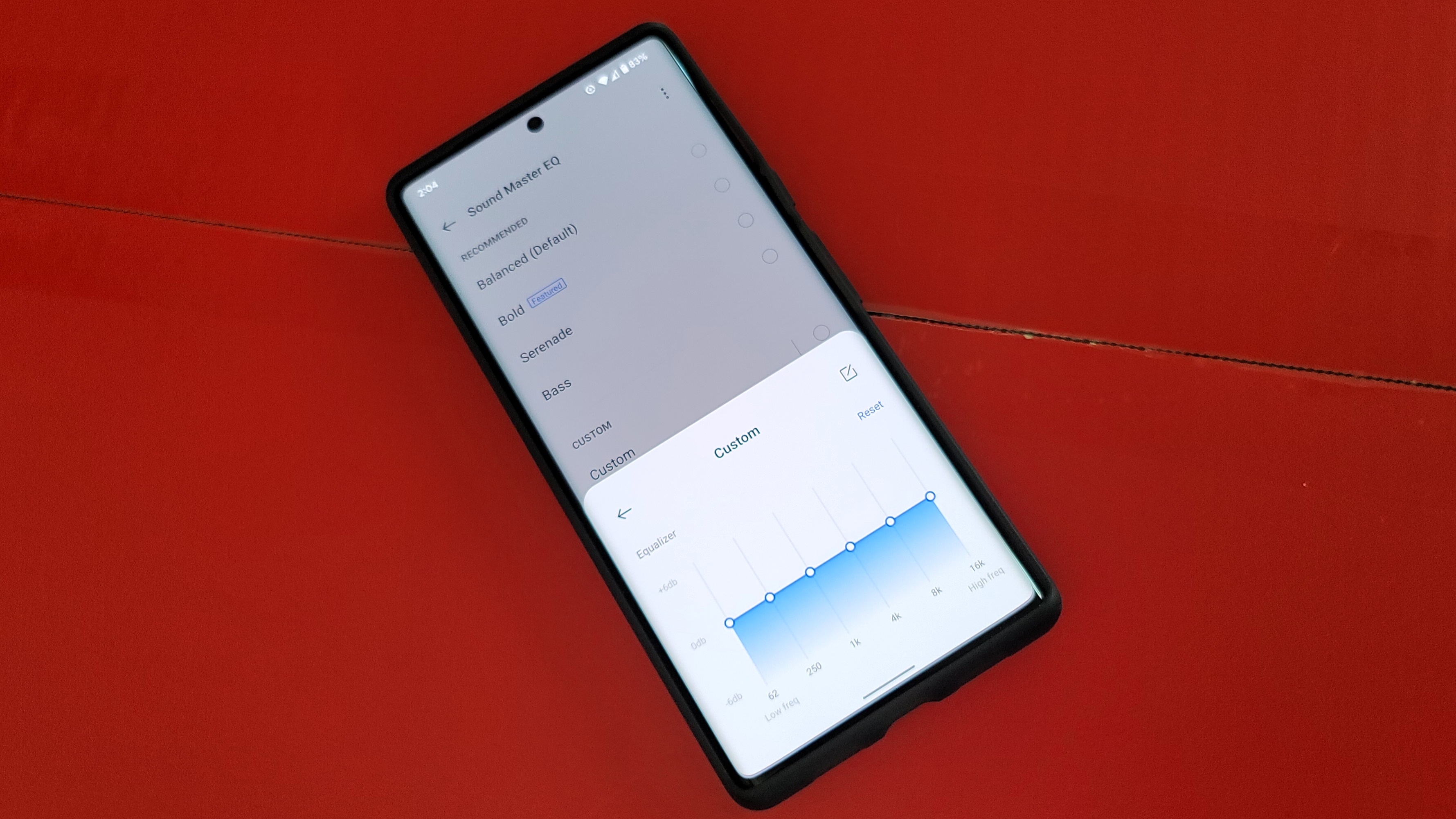 The OnePlus Nord Buds' EQ settings