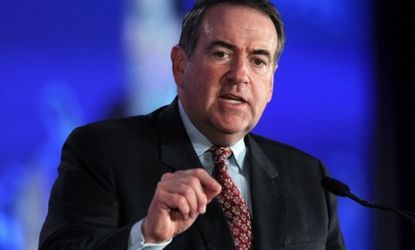 Fox News host Mike Huckabee defended Rep. Todd Akin and his views Aug. 20 saying that "horrible rapes" had created some "extraordinary" people.
