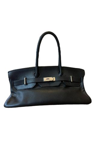 Birkin Shoulder Leather Handbag