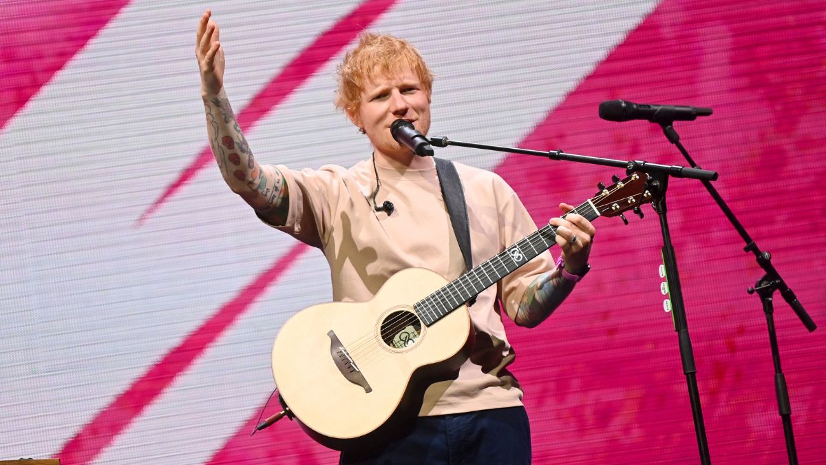 Ed Sheeran performs during iHeartRadio KISS108's Jingle Ball 2025 Presented By Capital One at TD Garden on December 14, 2025 in Boston, Massachusetts.