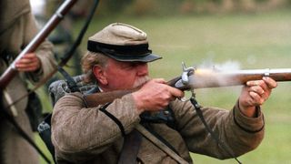 A photo a gunman taken with the Zenit Fotosniper camera