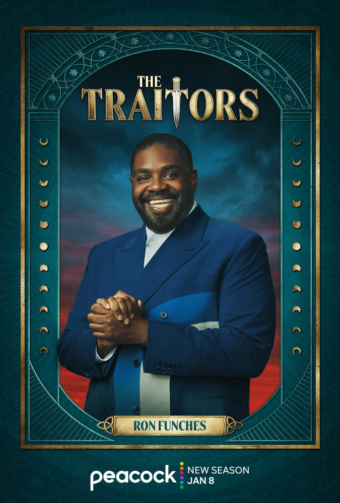Rob Funches's portrait for 'The Traitors' season 4.