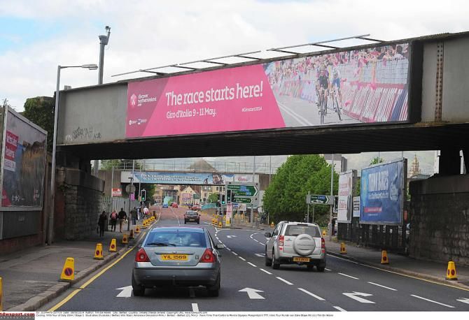 The Giro d'Italia in Belfast