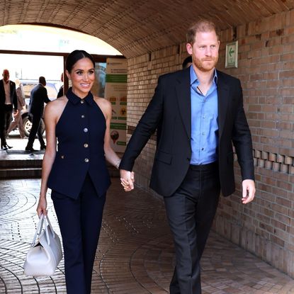 Prince Harry and Meghan Markle on tour in Columbia