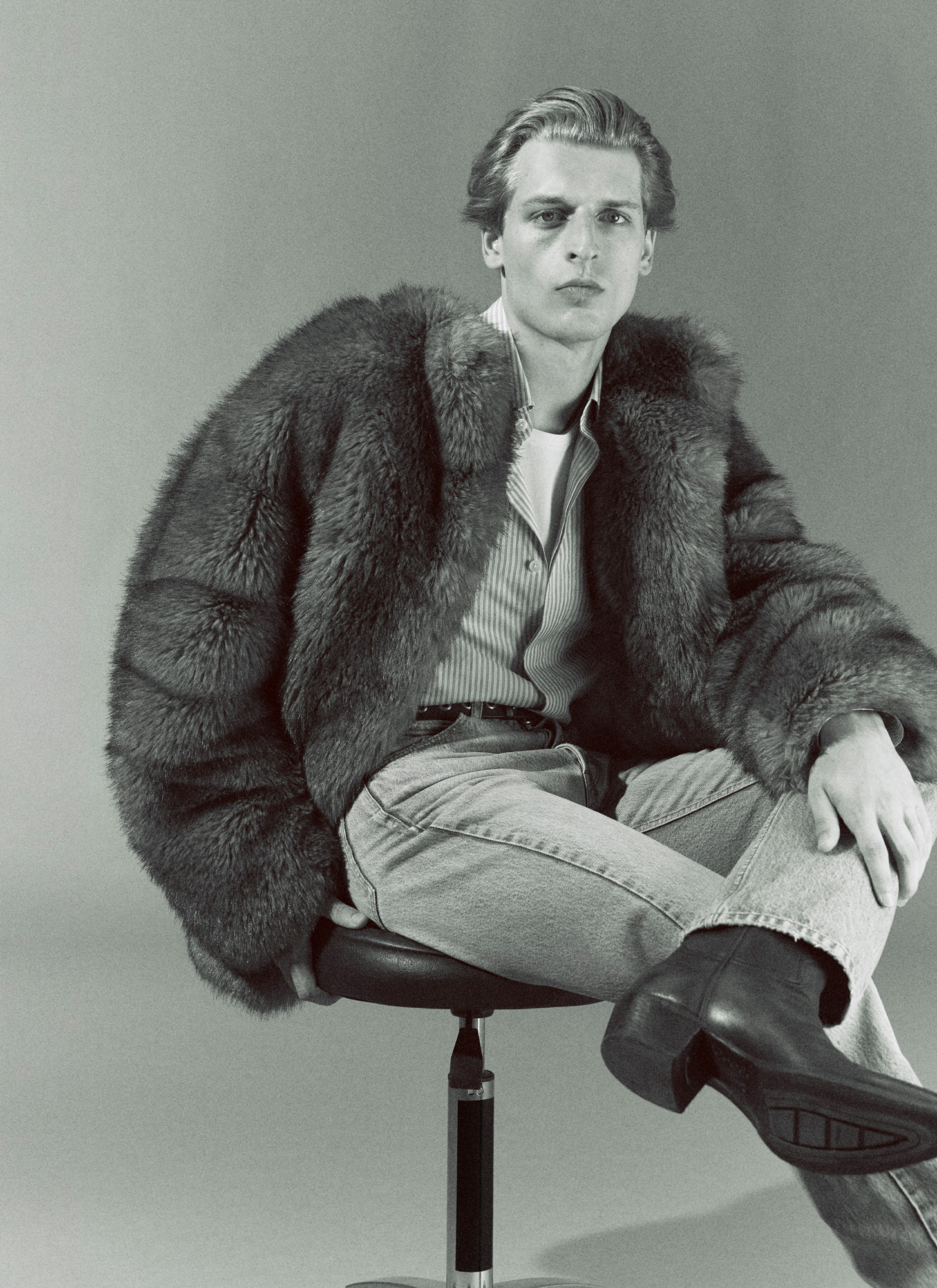 Menswear A/W 2025 trend leather dangerous menswear