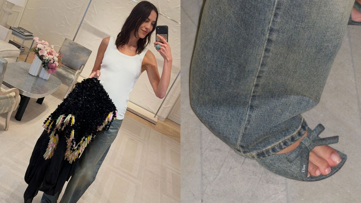 Not Leather, Not Suede—This Heels Trend Actually Looks Chicest With Jeans
