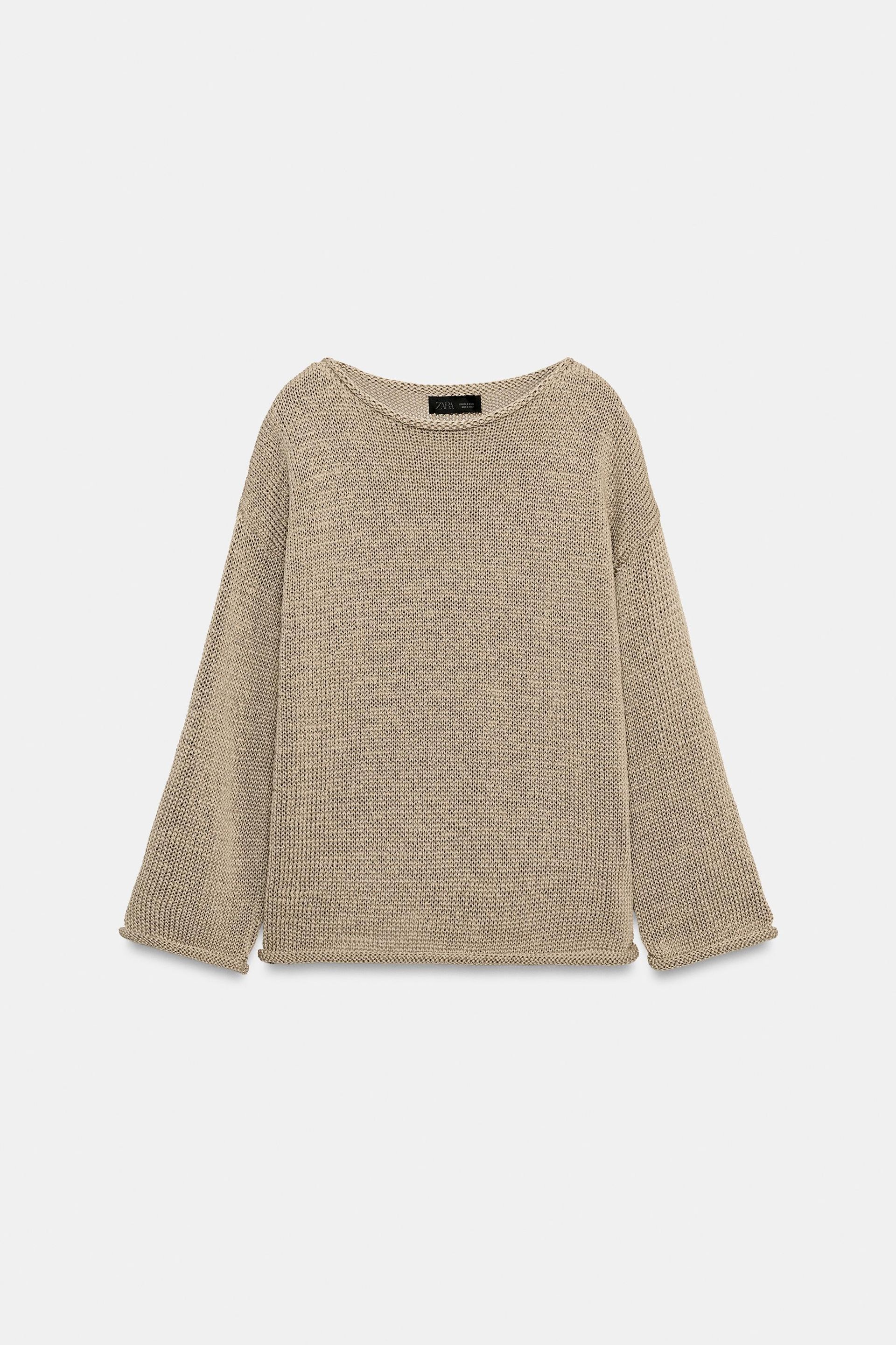Boat Neck Knit Jumper