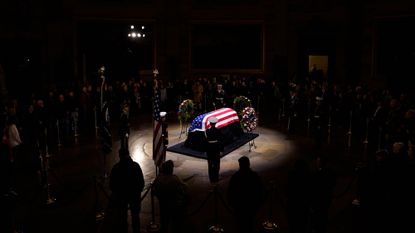 Former President Jimmy Carter lies in state under the Capitol Rotunda