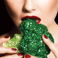 eating sparkly broccoli