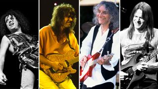 Steve Lukather, Eddie Van Halen, Steve Morse and Albert Lee