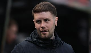 Fabian Hurzeler during the Premier League match between Newcastle United and Brighton and Hove Albion at St. James's Park