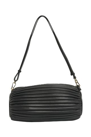 X Paula’s Ibiza Bracelet Pouch in Pleated Napa Leather With Leather Strap