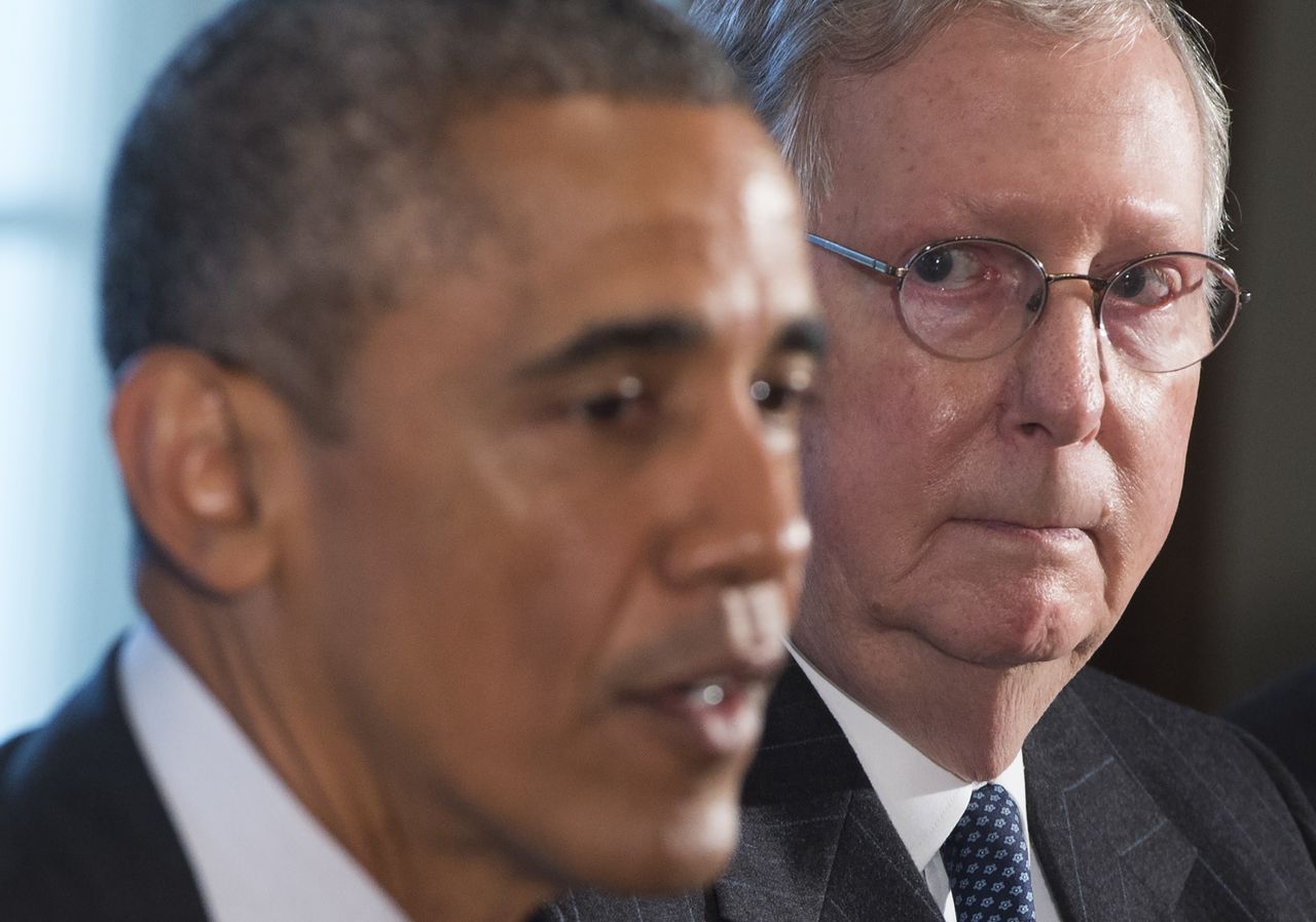 Mitch McConnell is trying to pre-emptively sink Obama&amp;#039;s climate pact