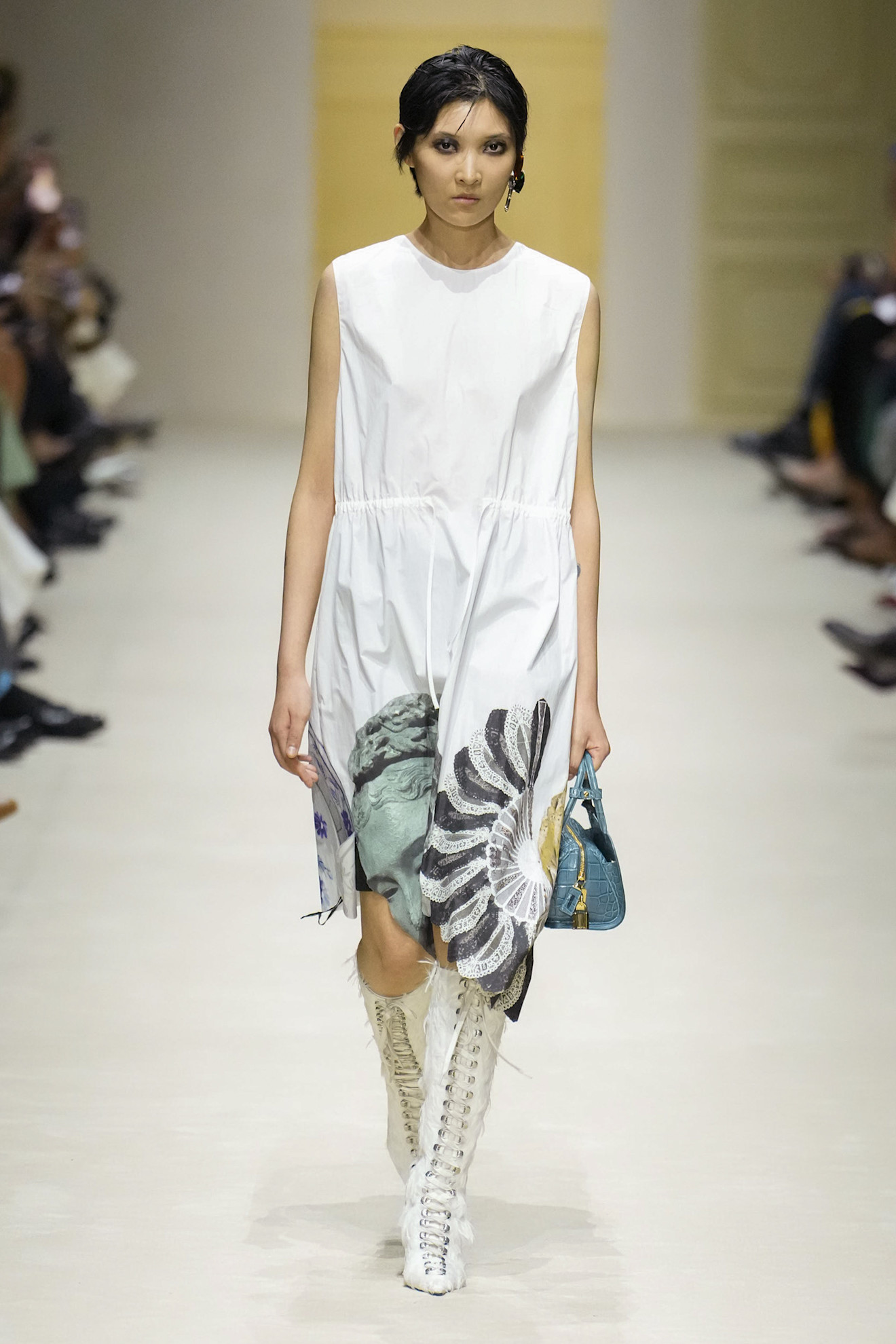 A runway look from the Prada Fall 2026 collection