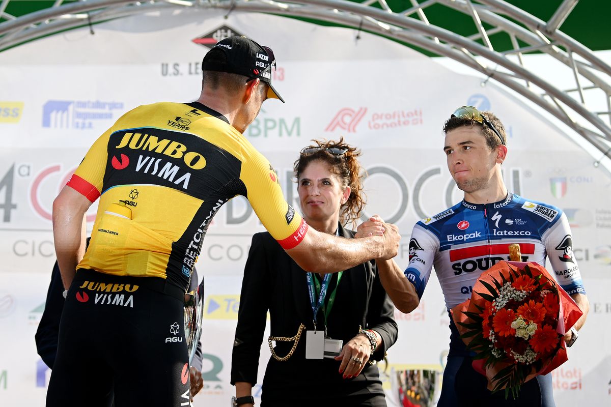 Jumbo-Visma and Soudal-QuickStep were both on the podium at yesterday&#039;s Coppa Bernocchi