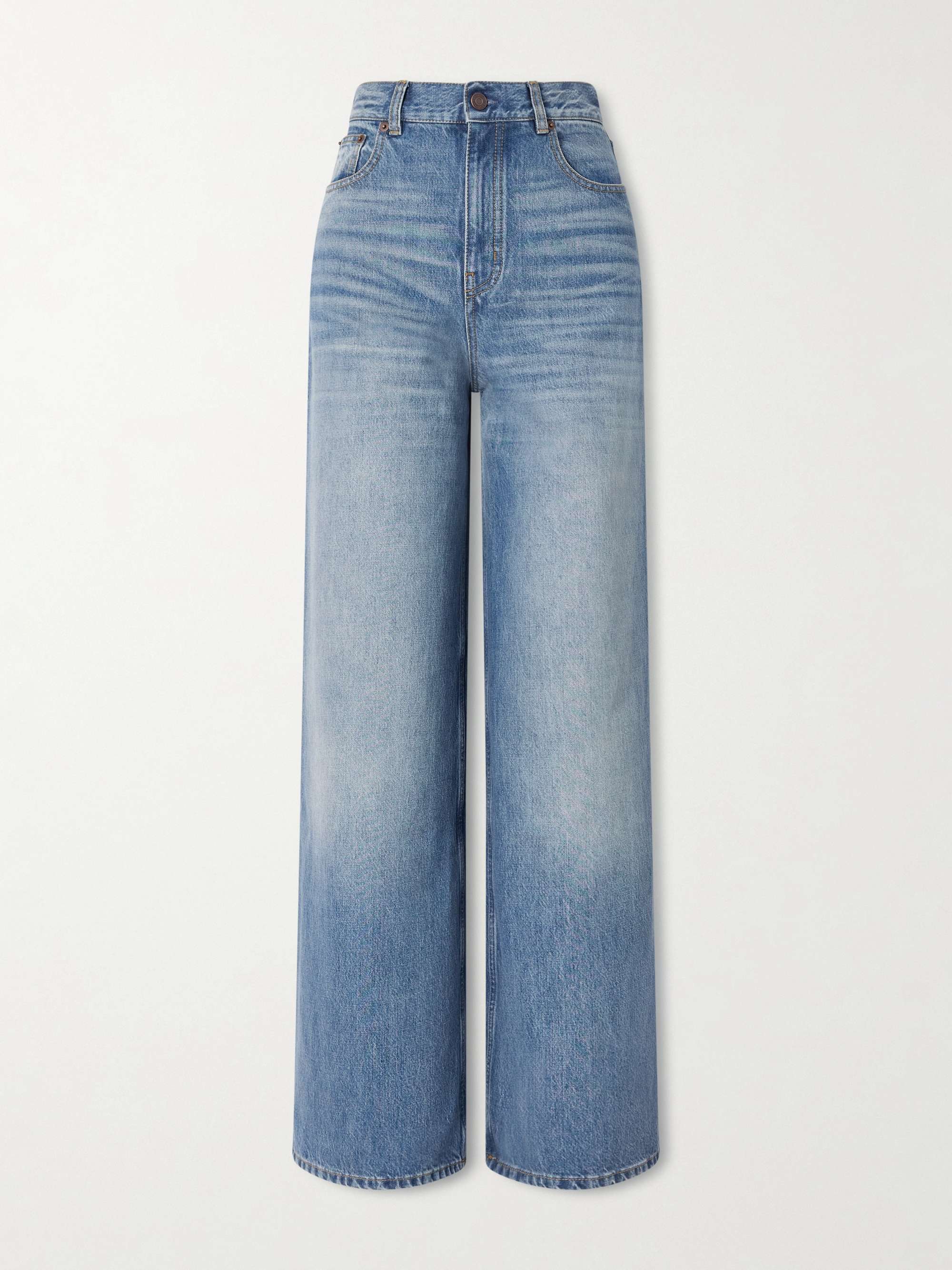 Organic High-Rise Wide-Leg Jeans