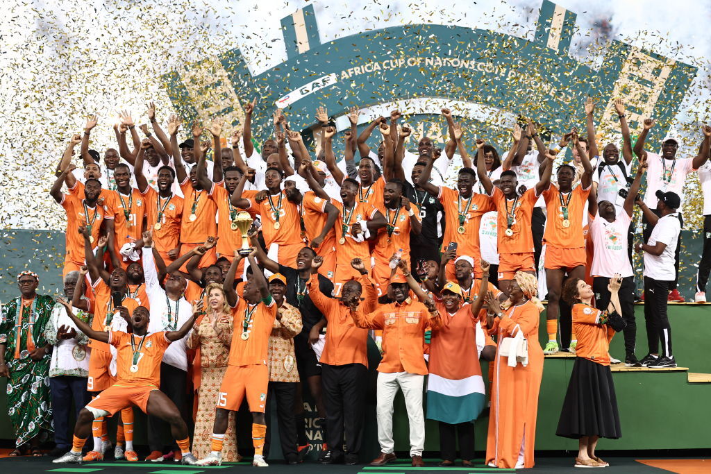 Ivory Coast World Cup 2026 squad: Ivory Coast celebrate winning the 2023 Africa Cup of Nations