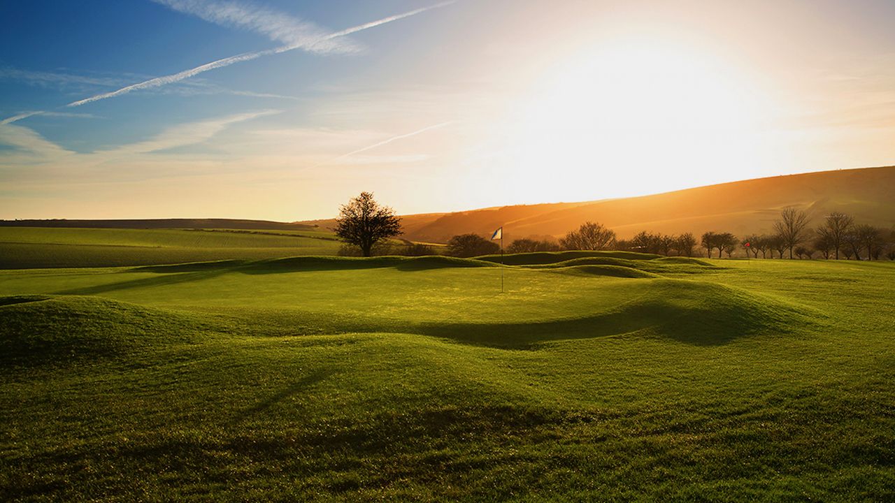 Pyecombe Golf Club - 15th green