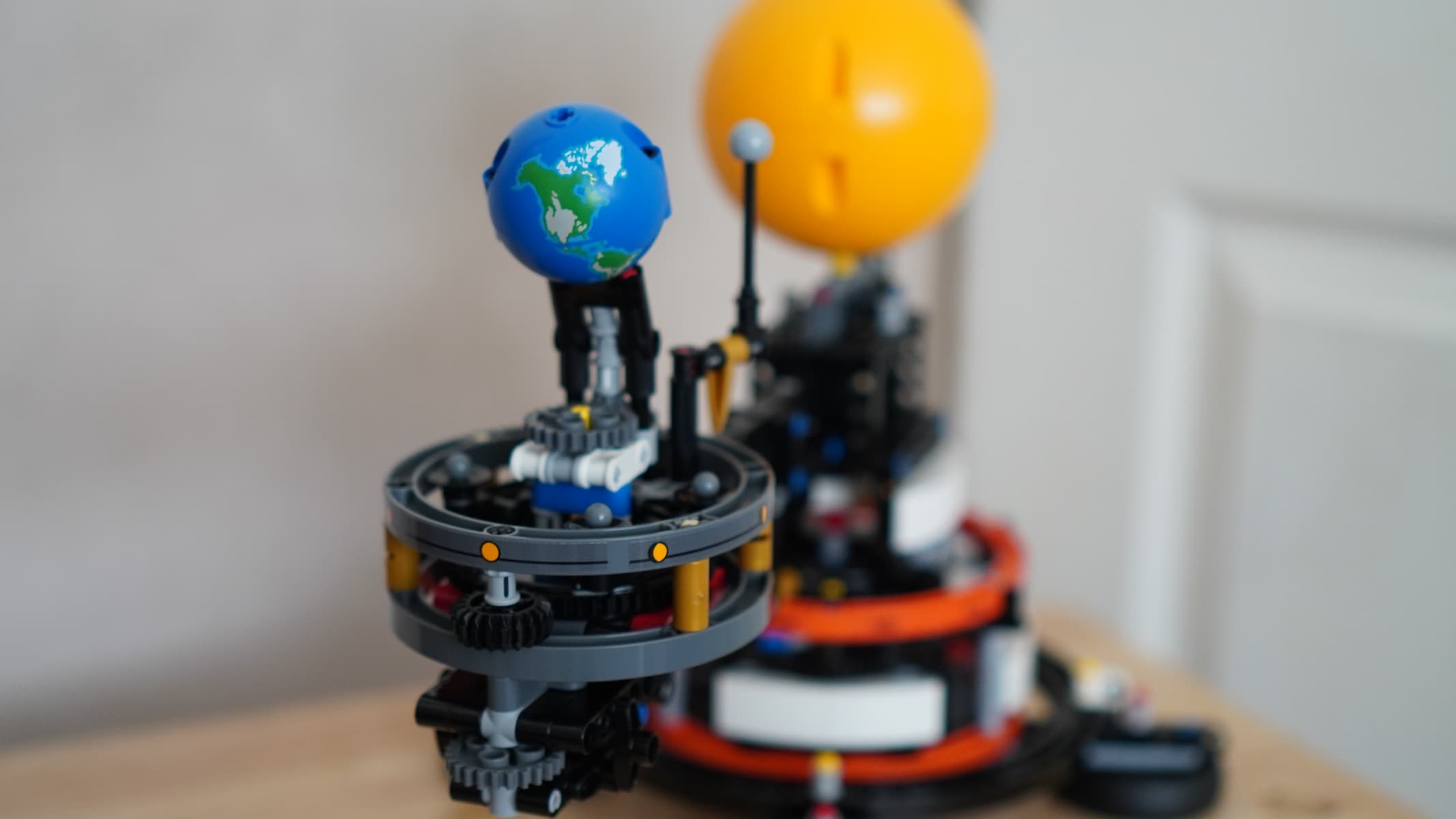 Lego Technic Planet Earth and Moon in Orbit
