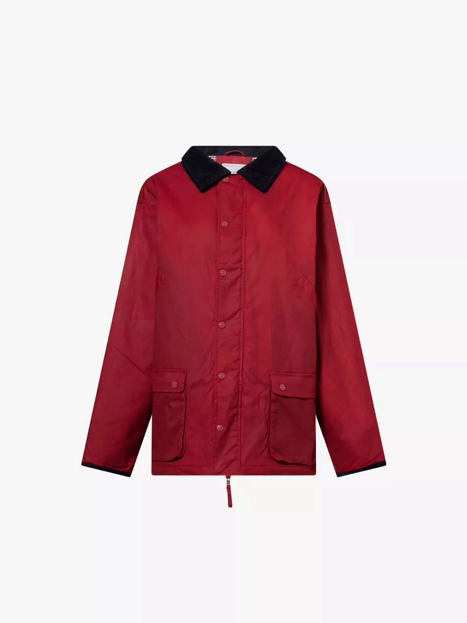 The Waxed Relaxed-Fit Cotton Rain Jacket