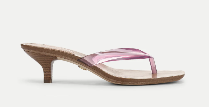 Veronica Beard, Clea Jelly Kitten-Heel Sandal (Was $325)