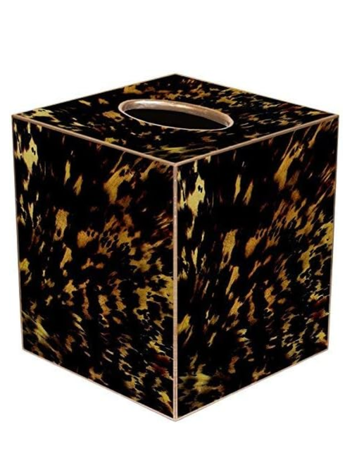 Tortoiseshell Tissue Box Cover