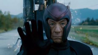 Ian McKellen's Magneto using his powers in one of 20th Century Fox's X-Men films